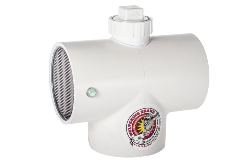 HD - Heavy-Duty Activated Carbon Septic Vent Odor Filter with End-of-Service-Life Indicator
