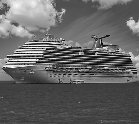 A cruise ship can also need odor control