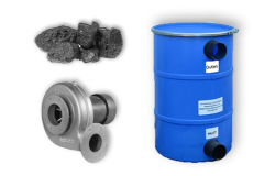 Pollution Control Barrel, Fan and Carbon - 200CFM