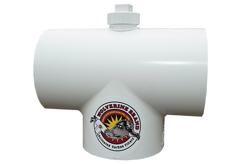 6" Super Wolverine Vent Odor Filter 10CFM Max