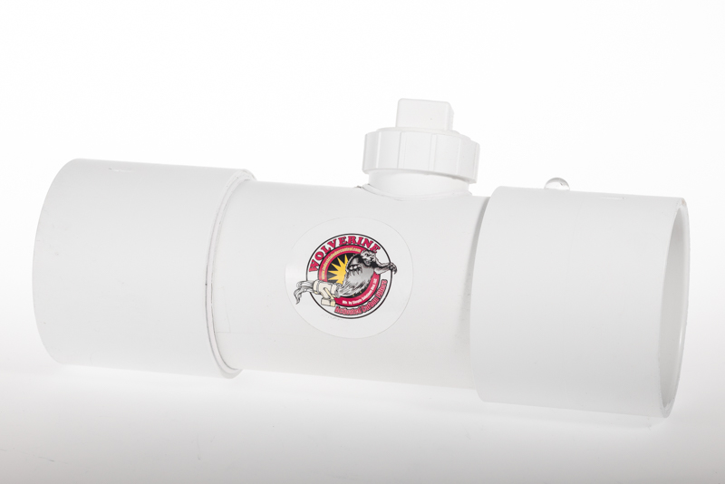WVI - Activated Carbon Inline Septic Vent Odor Filter - 1.5"-4" - Now with End-Of-Service-Life Indic